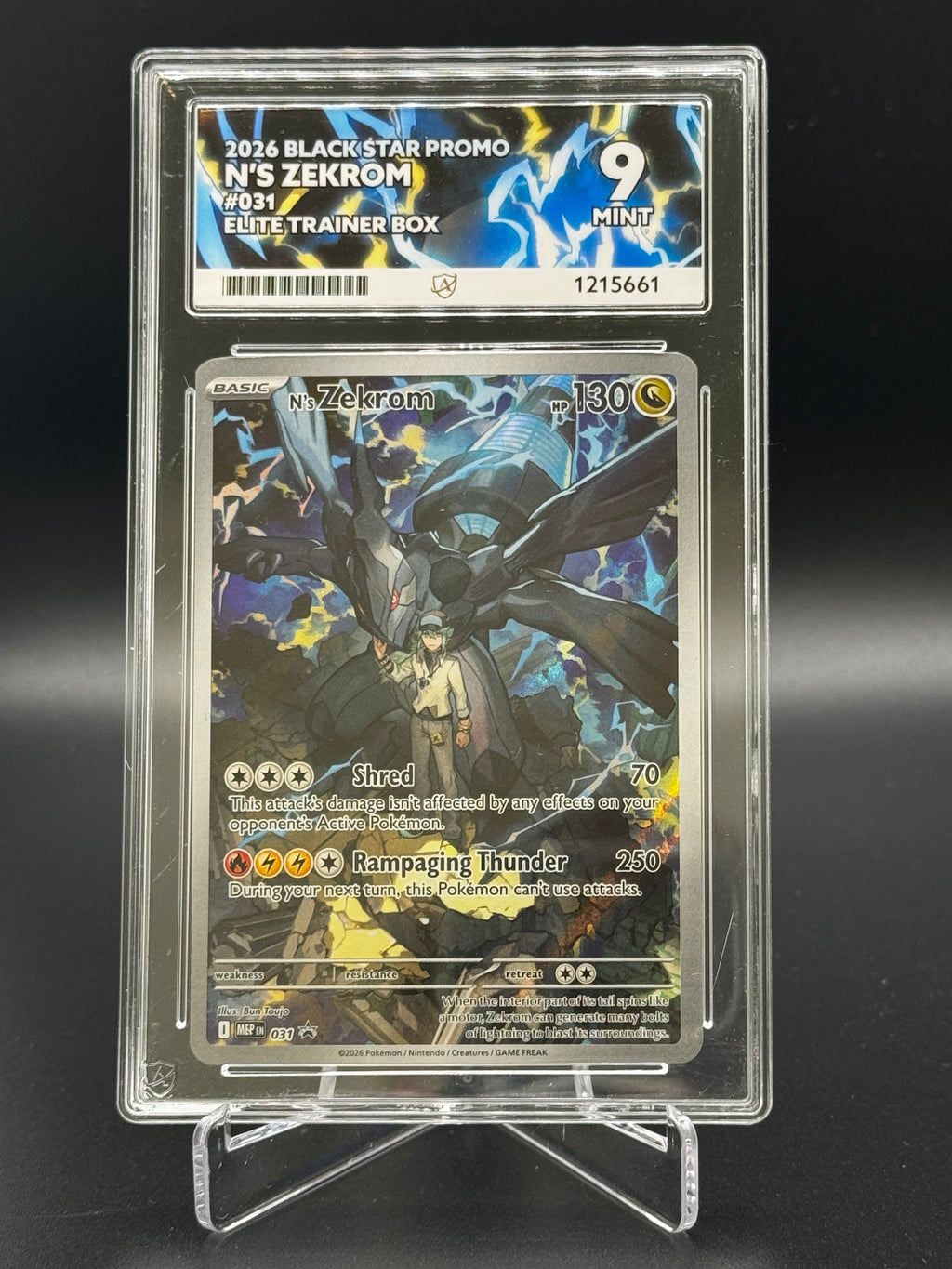 N's Zekrom #031 – Mint 9