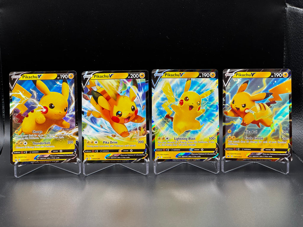 Pikachu V Promo Bundle – 4 Cards – Sword & Shield