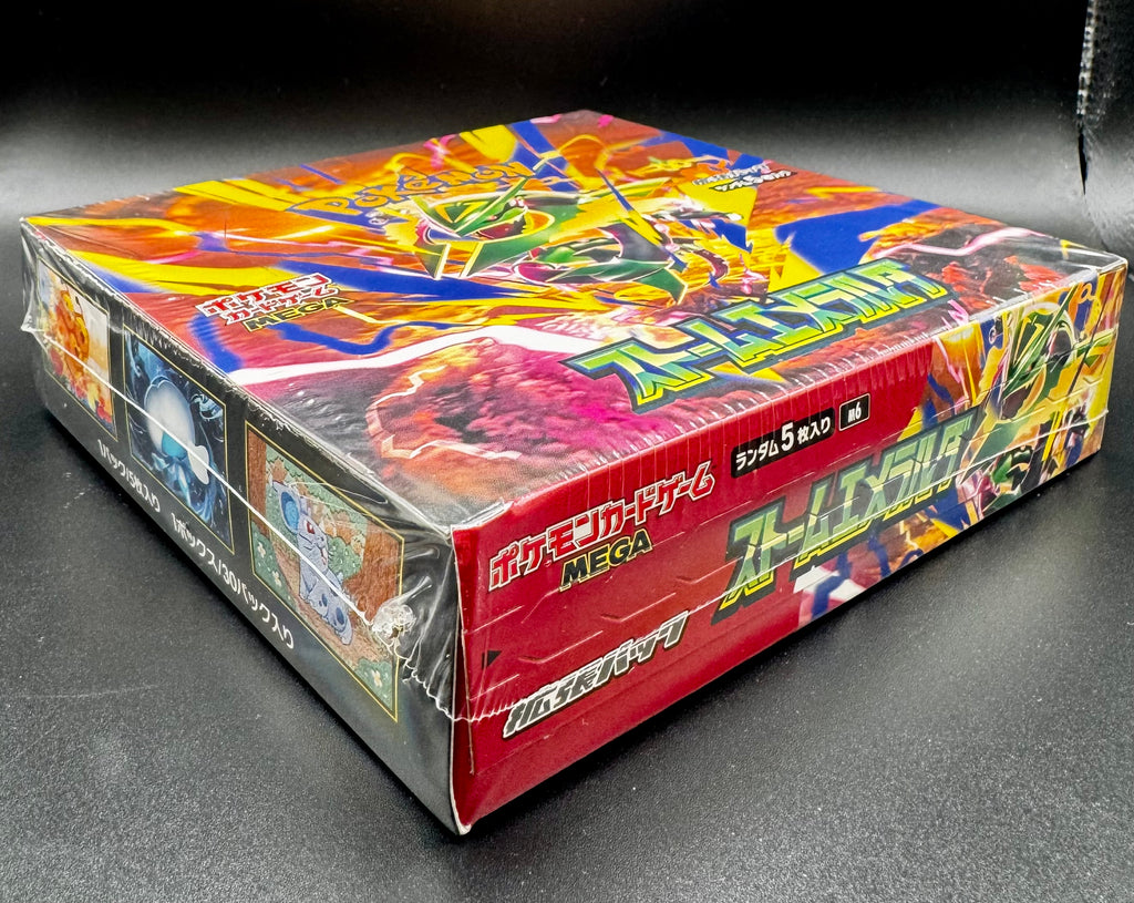 Pokémon Japanese M6 Storm Emerald Booster Box – Factory Sealed